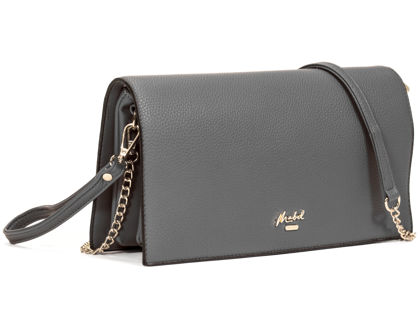 Mabel London Women’s Large Faux Leather Wristlet Clutch Bag – EVA | Multi-Pocket & Long Strap