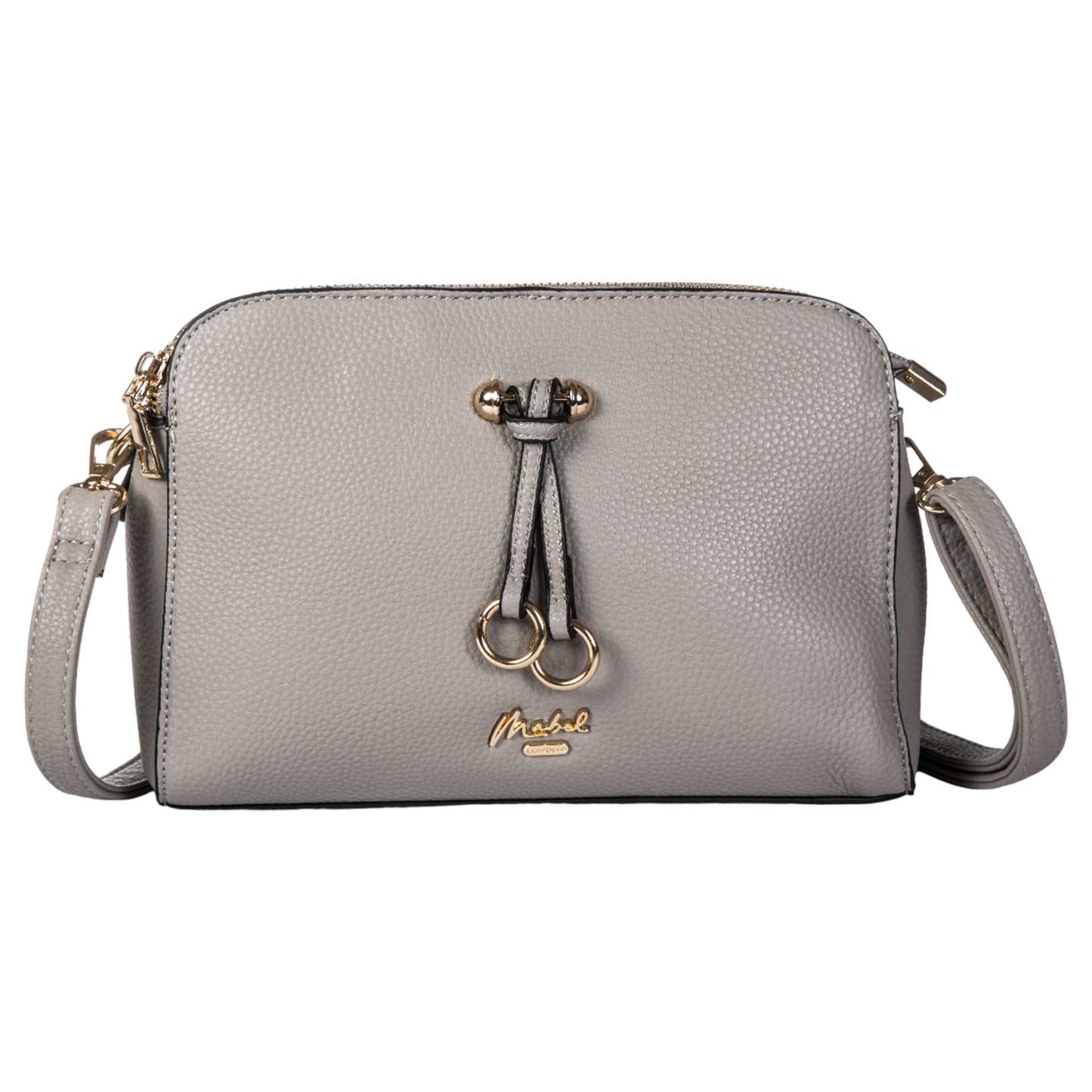MABEL Small Multi Pockets Ring Effect Tassel Cross-Body Bag - Naomi