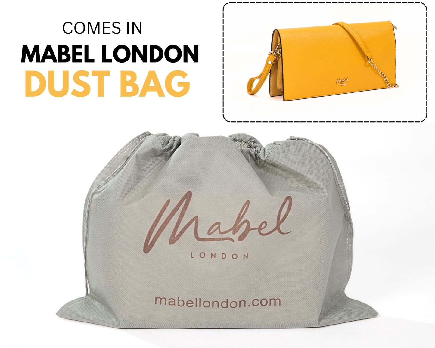 Mabel London Women’s Large Faux Leather Wristlet Clutch Bag – EVA | Multi-Pocket & Long Strap