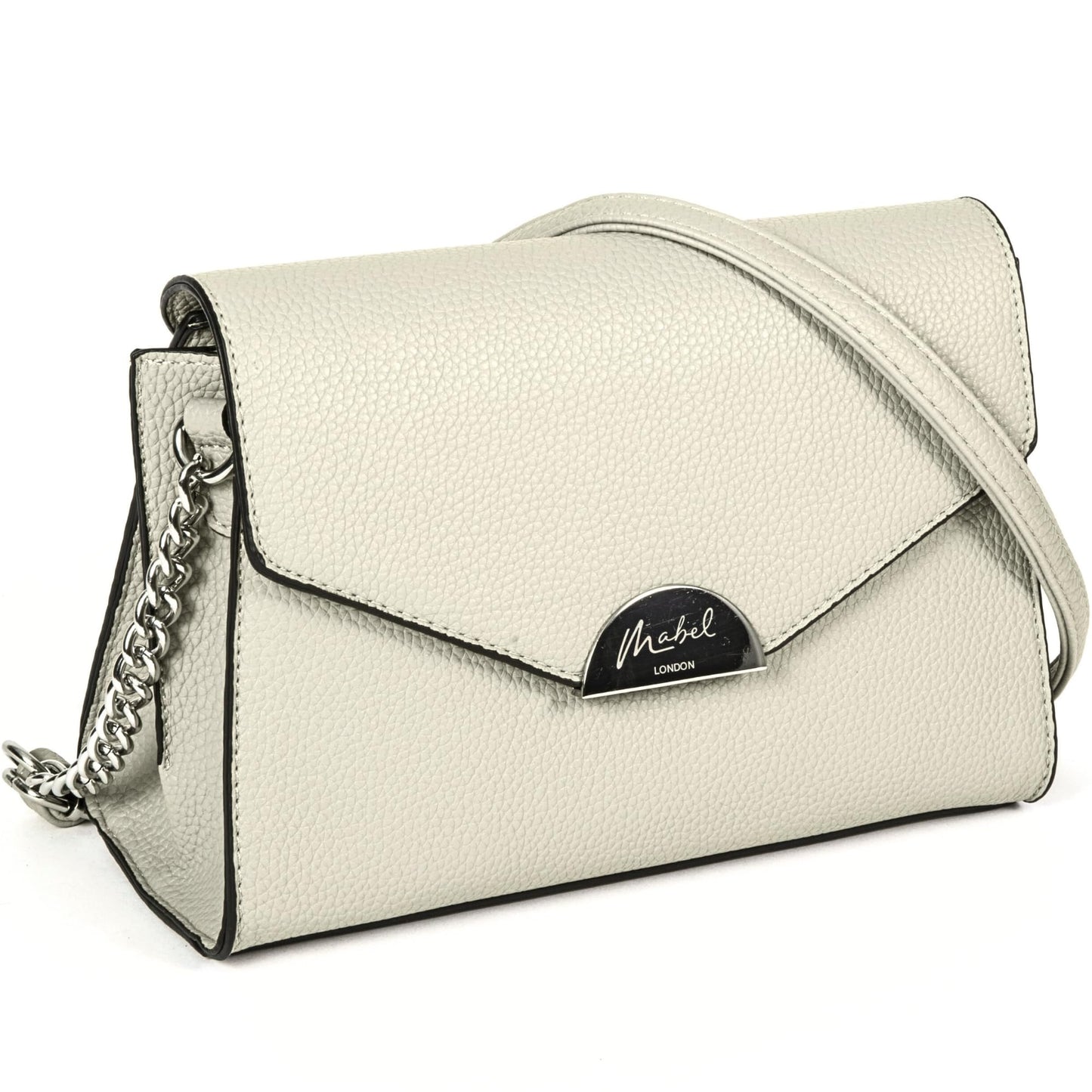 Jessica - Vegan Leather Crossbody Messenger Bag with Tassel Detail & Zip Closure