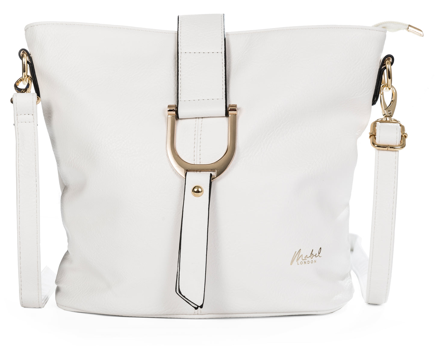 Mabel Vegan Leather Cross Body Medium Size Shoulder Handbag - Frankie