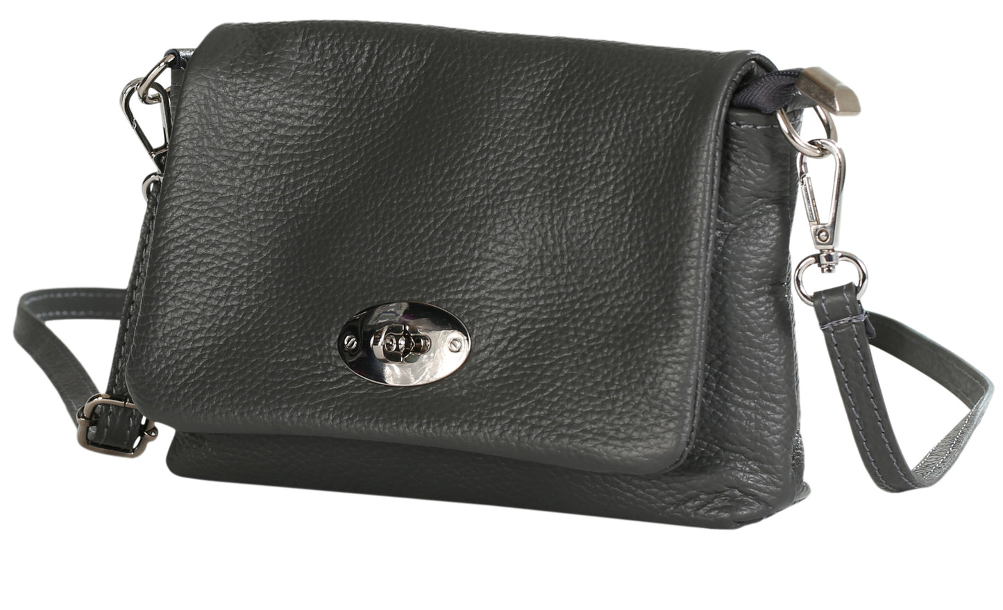 LiaTalia Real Italian Leather Mini Crossbody Shoulder Bag - Ayla