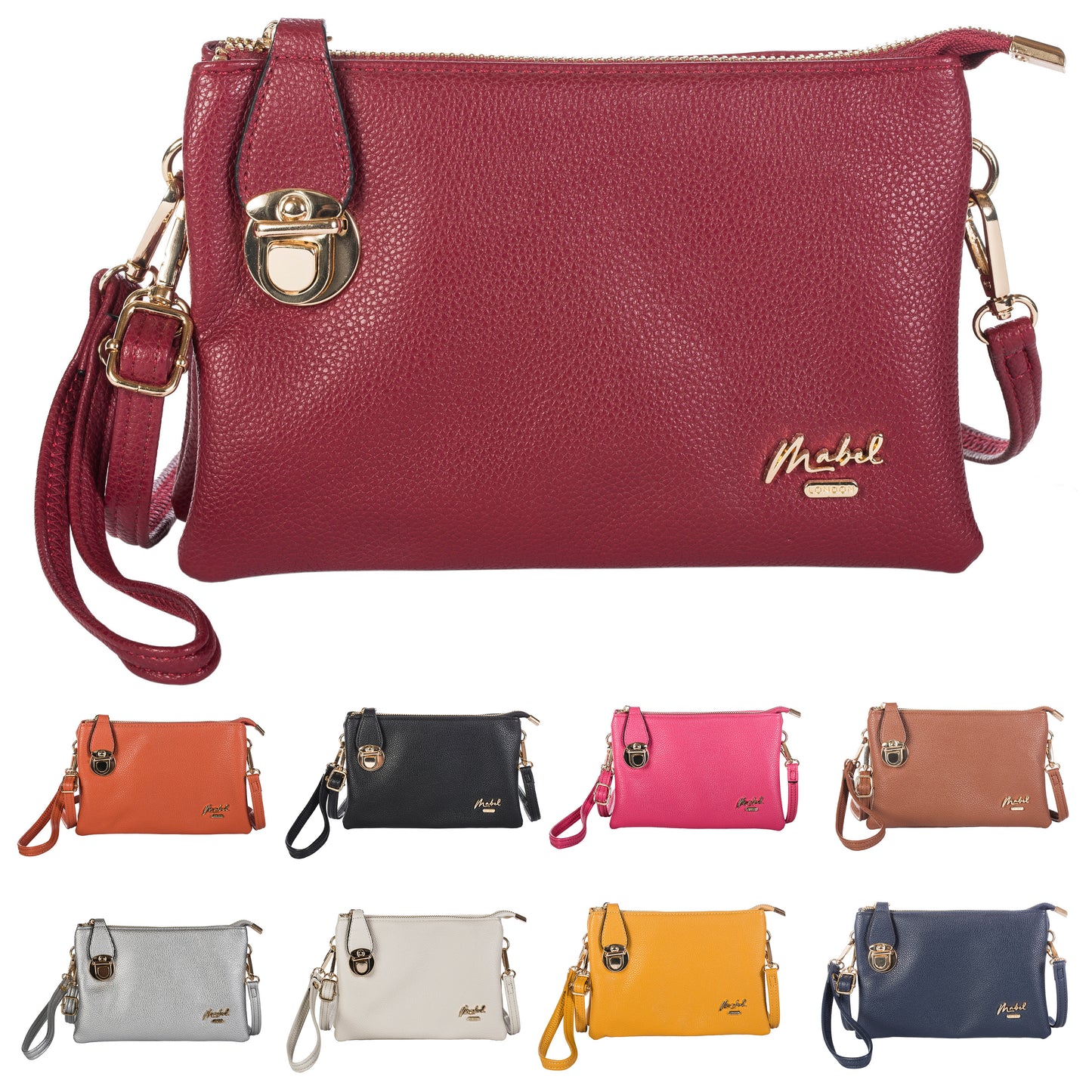 Mabel Women's Wristlets Zip and Clasp Clutch Bag - Renne