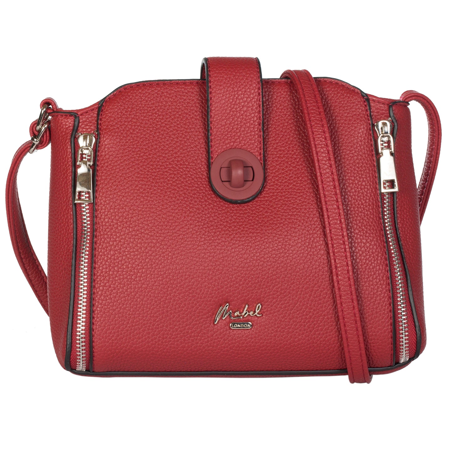 Mabel Small Satchel Crossbody Shoulder Messenger Bag with Zip Detailing - Irina