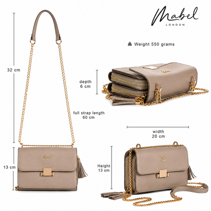 Skylar - Vegan Leather Party Wedding Clutch Bag with Detachable Crossbody Strap