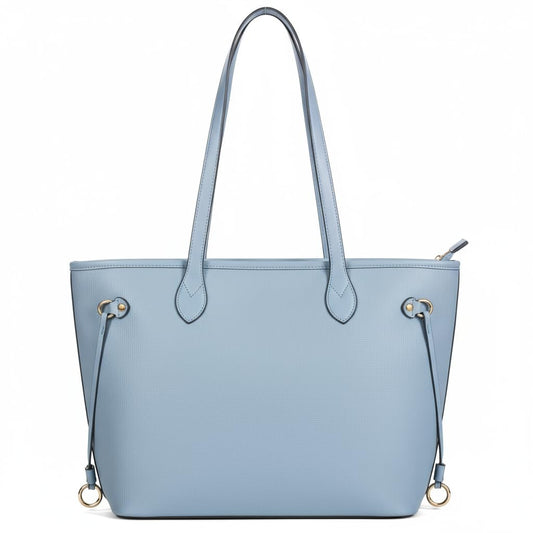 Jenna - Large Vegan Leather Tote Shoulder Bag with Spacious Interior & Classic Style