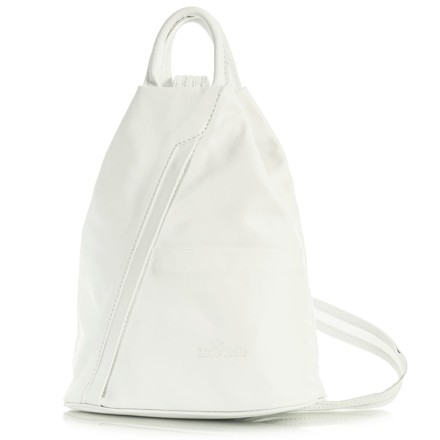 Alex - Genuine Italian Leather Convertible Backpack & Shoulder Tote Handmade in Florence