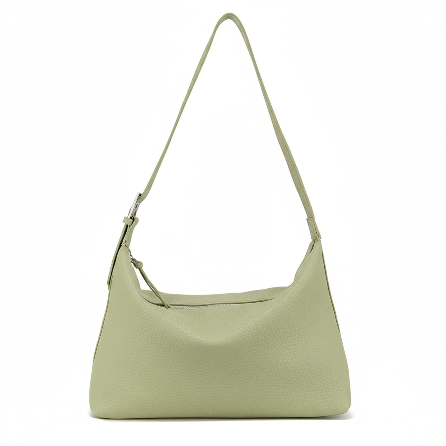 Julia - Large Vegan Leather Slouch Shoulder Tote with Adjustable Strap & Multiple Pockets