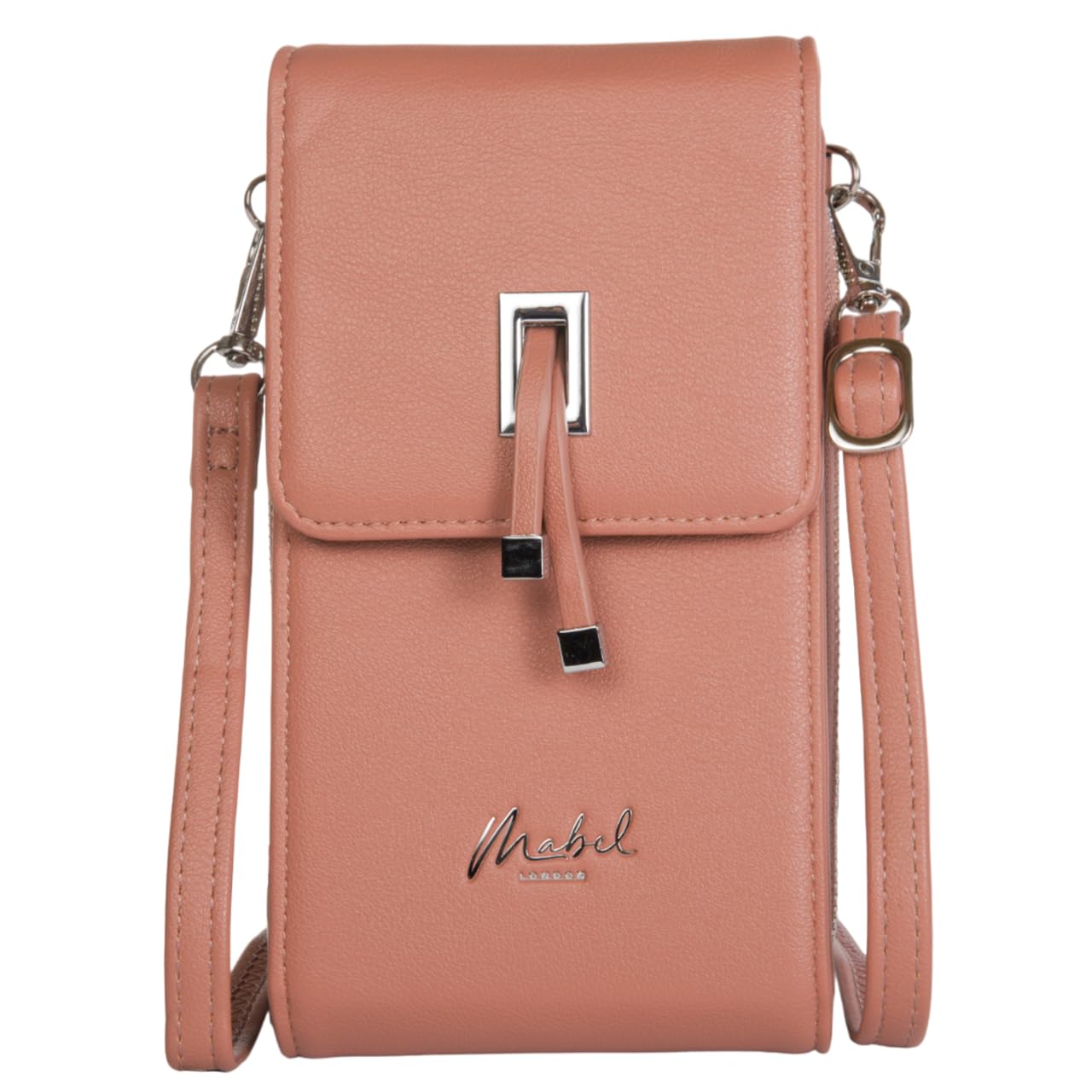 Daniella - Vegan Leather Small Crossbody Phone Bag with Strap & Card Slots