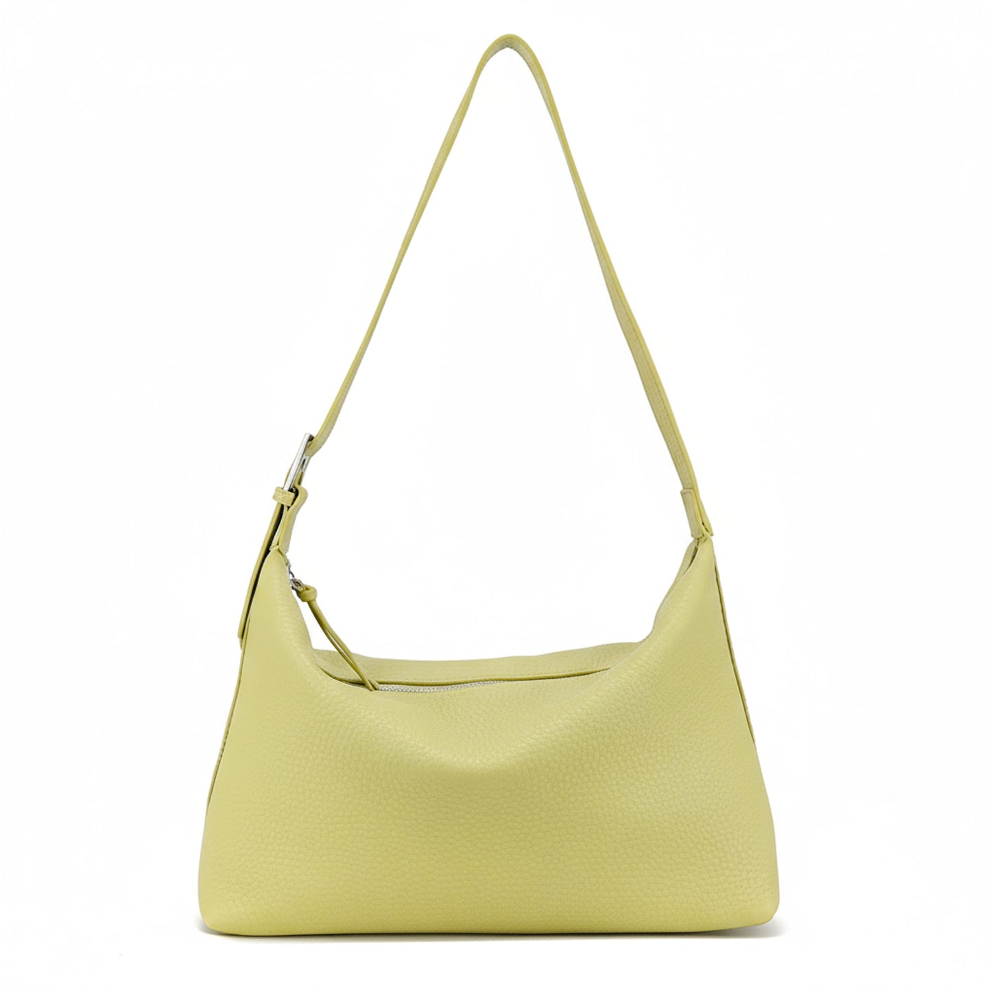 Julia - Large Vegan Leather Slouch Shoulder Tote with Adjustable Strap & Multiple Pockets