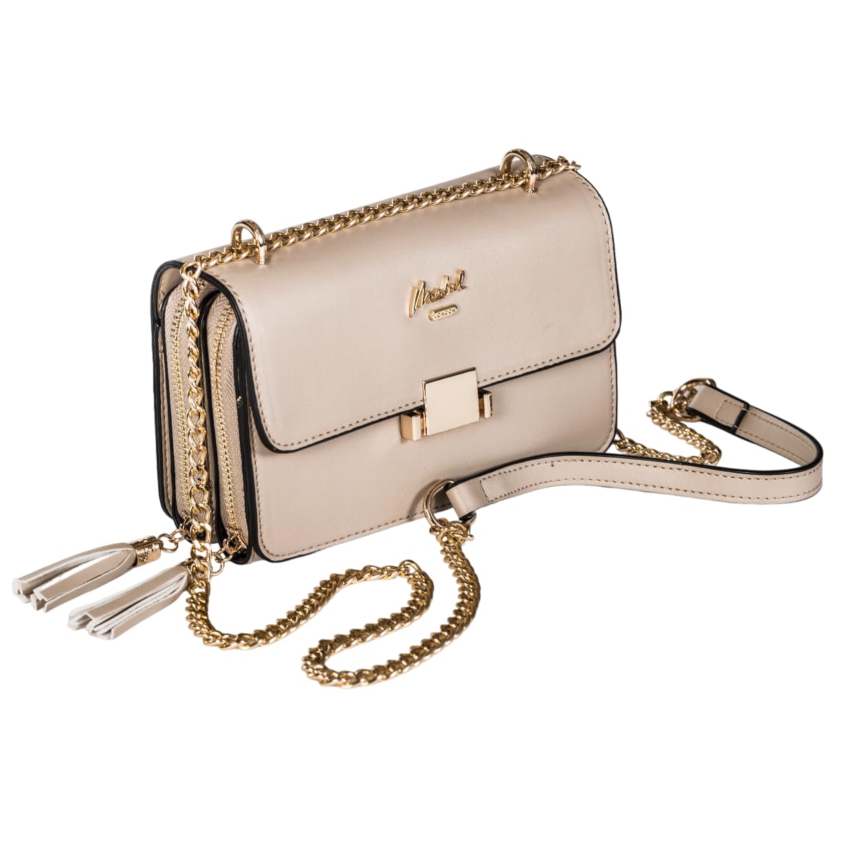 Skylar - Vegan Leather Party Wedding Clutch Bag with Detachable Crossbody Strap