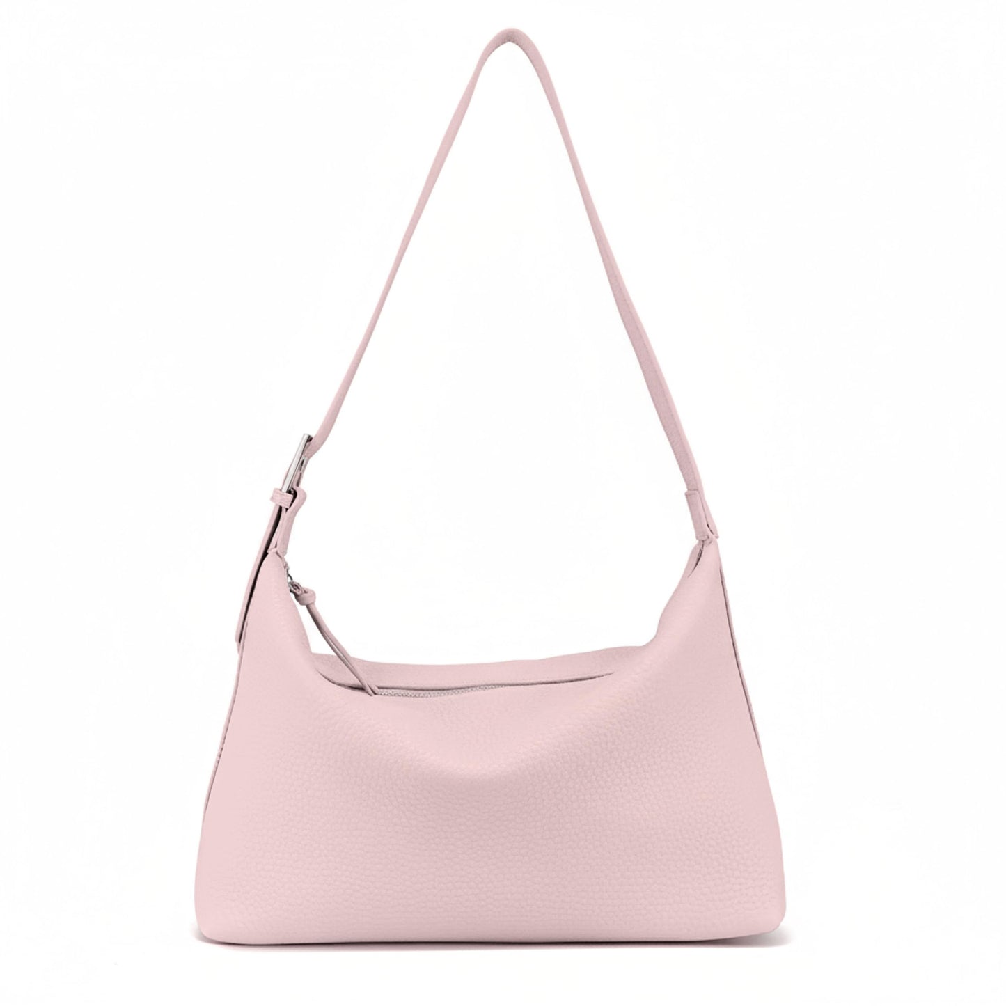 Julia - Large Vegan Leather Slouch Shoulder Tote with Adjustable Strap & Multiple Pockets