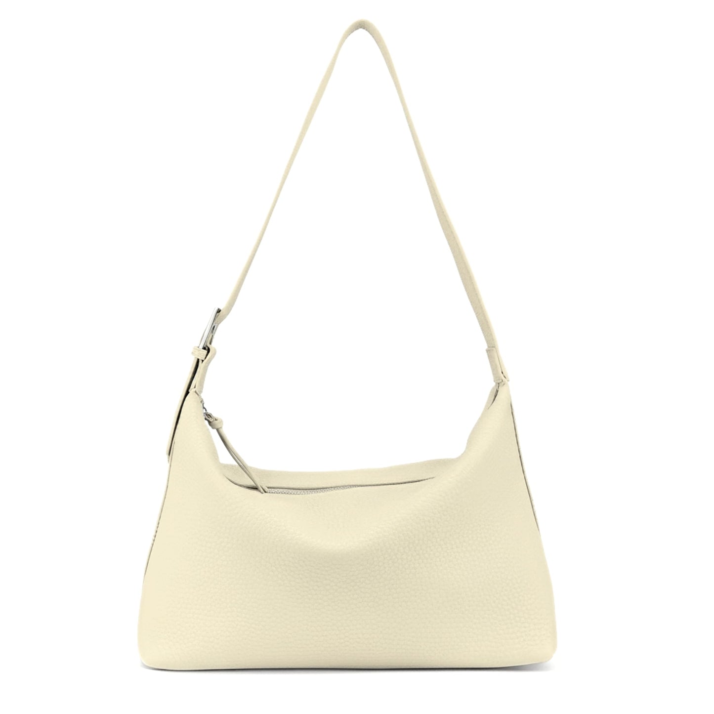 Julia - Large Vegan Leather Slouch Shoulder Tote with Adjustable Strap & Multiple Pockets