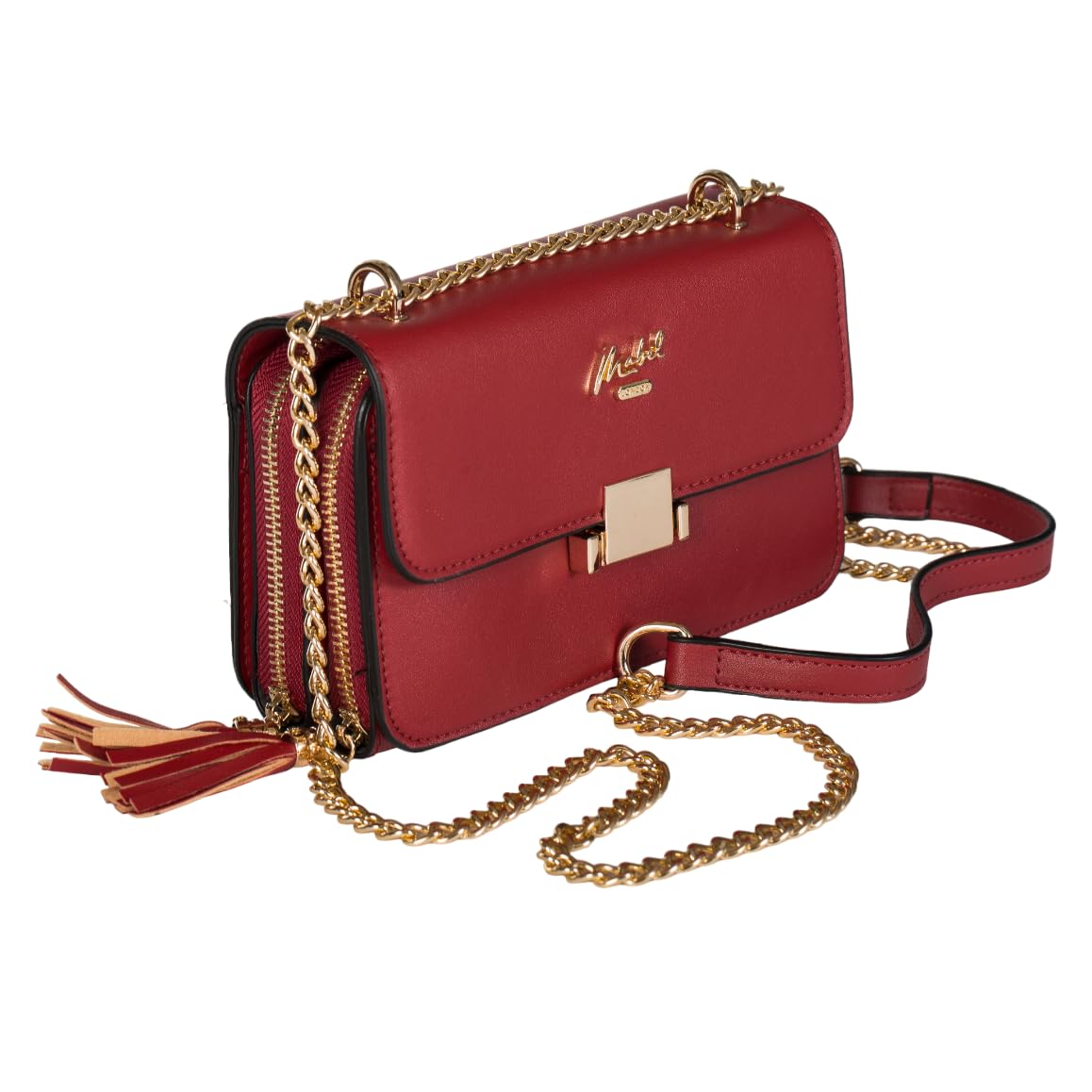 Skylar - Vegan Leather Party Wedding Clutch Bag with Detachable Crossbody Strap