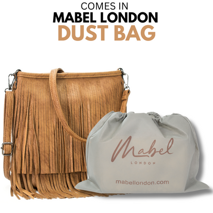 Dakota - Western Style Vegan Leather Tassel Fringe Shoulder Cross Body Bag