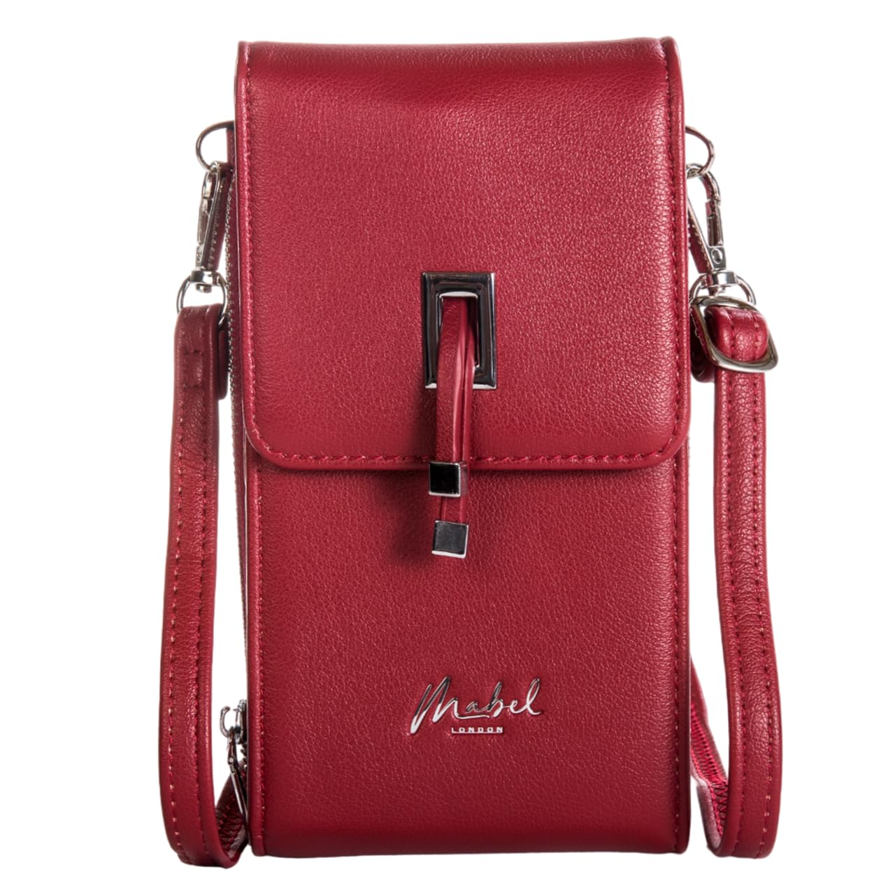 Daniella - Vegan Leather Small Crossbody Phone Bag with Strap & Card Slots