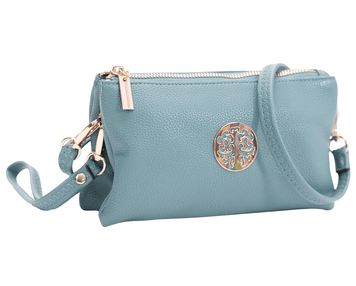 Ivy - Small Vegan Leather Mini Crossbody Phone Bag with Convertible Strap & Lightweight Design