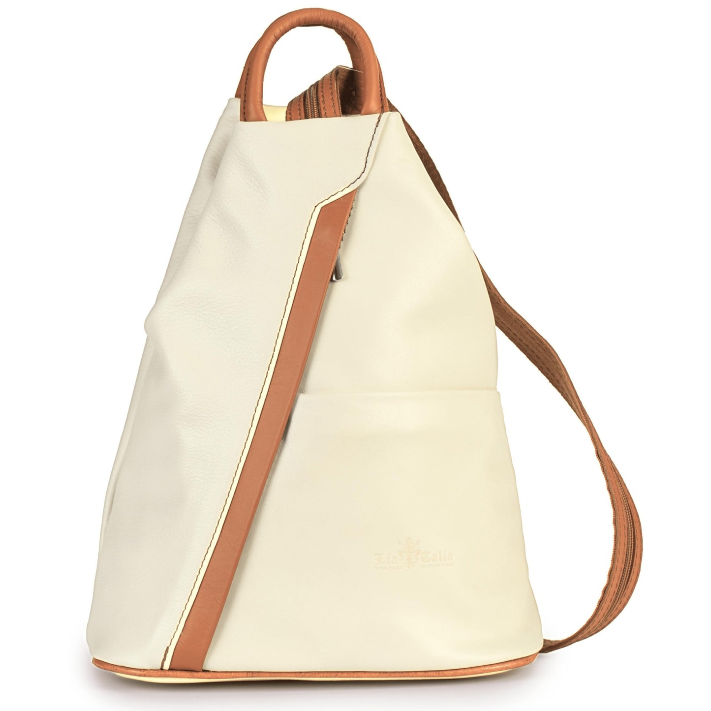 Alex - Genuine Italian Leather Convertible Backpack & Shoulder Tote Handmade in Florence