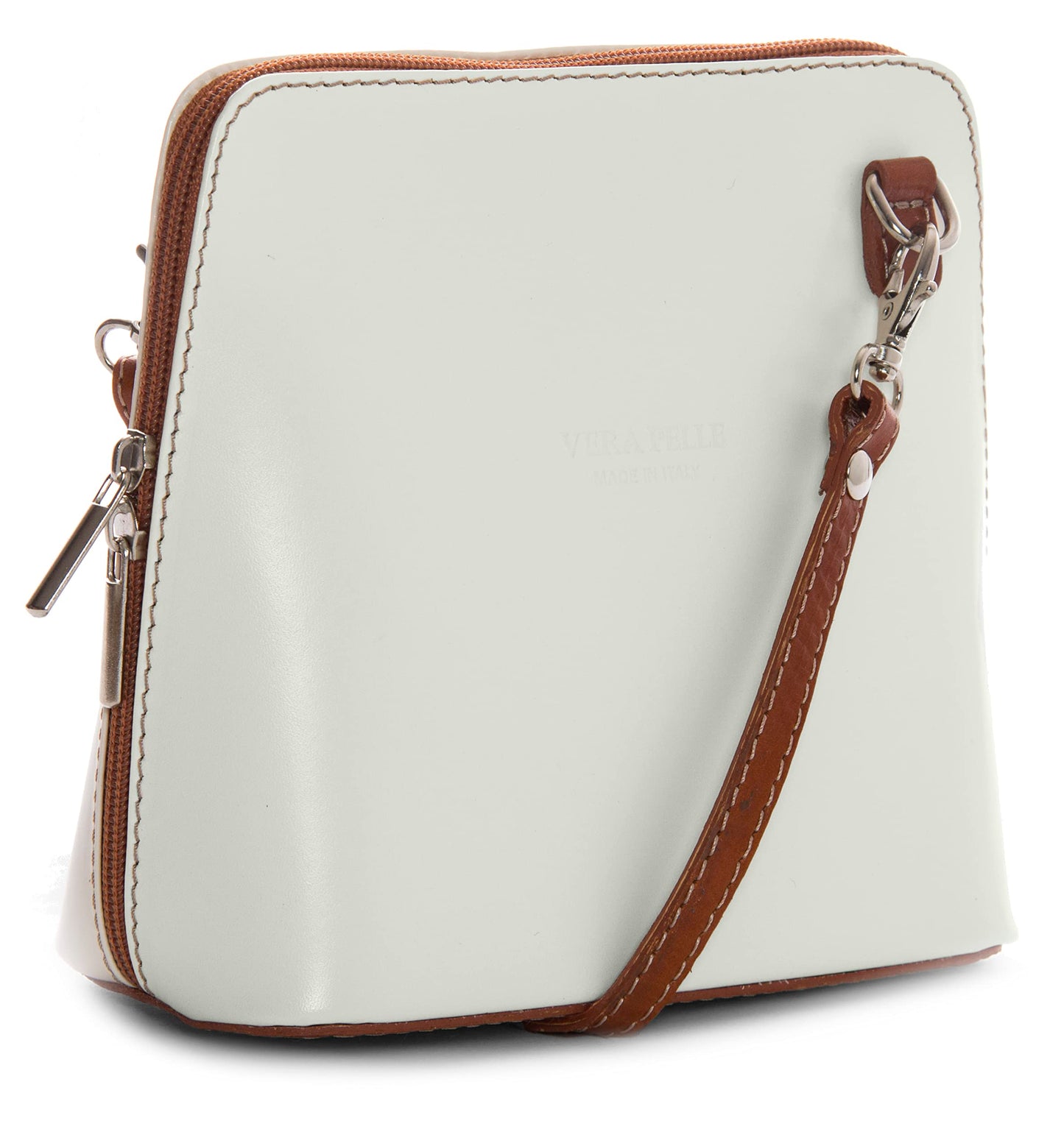 Abby - Genuine Italian Leather Multicoloured Small Crossbody Bag Handmade in Florence Tuscany