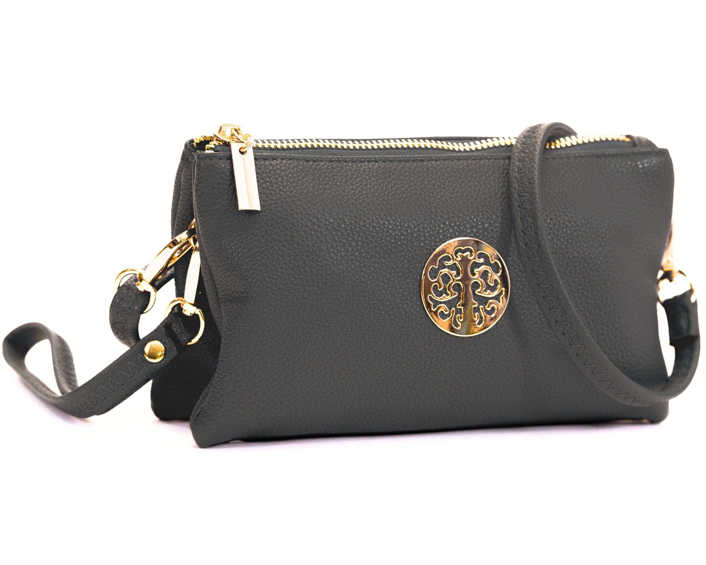 Ivy - Small Vegan Leather Mini Crossbody Phone Bag with Convertible Strap & Lightweight Design