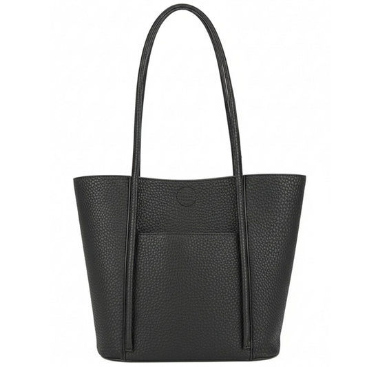 Kelly - Large 2-in-1 Vegan Leather Tote Shoulder Bag with Removable Organiser Pouch