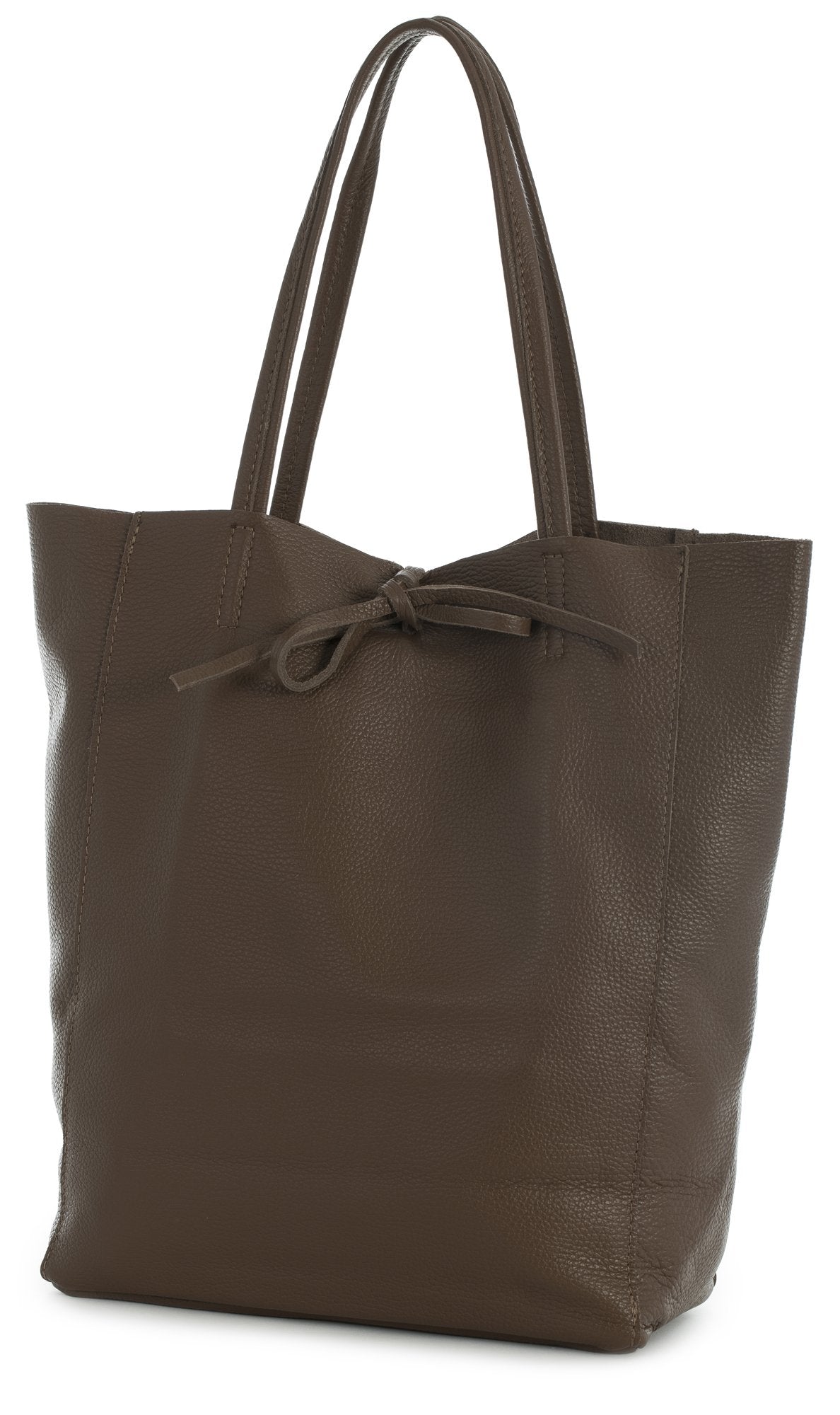Astrid - Genuine Italian Leather Large Shopper Tote Handmade in Florence Tuscany