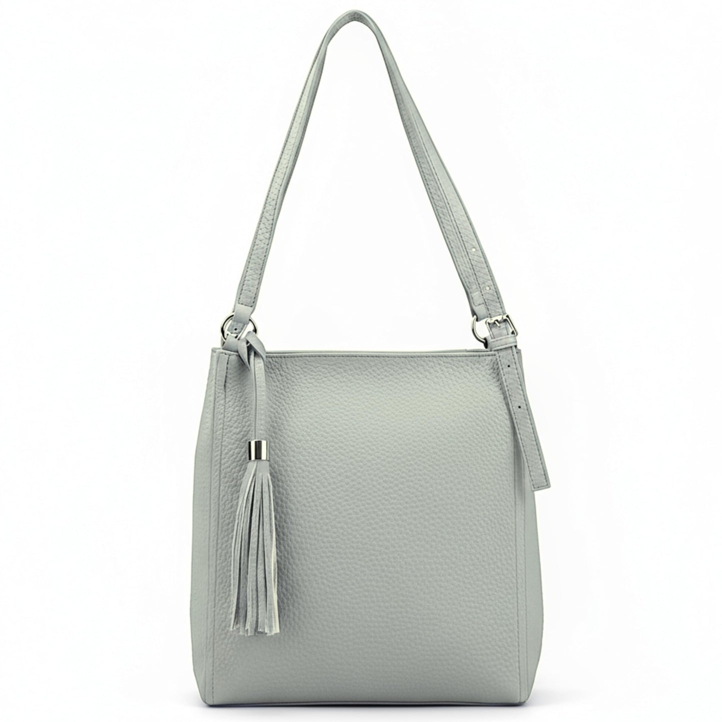 Carmen - Large Vegan Leather Shoulder Tote Handbag with Adjustable Straps for Women