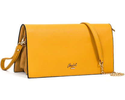 Eva - Vegan Leather Wristlet Clutch with Multiple Compartments & Detachable Strap
