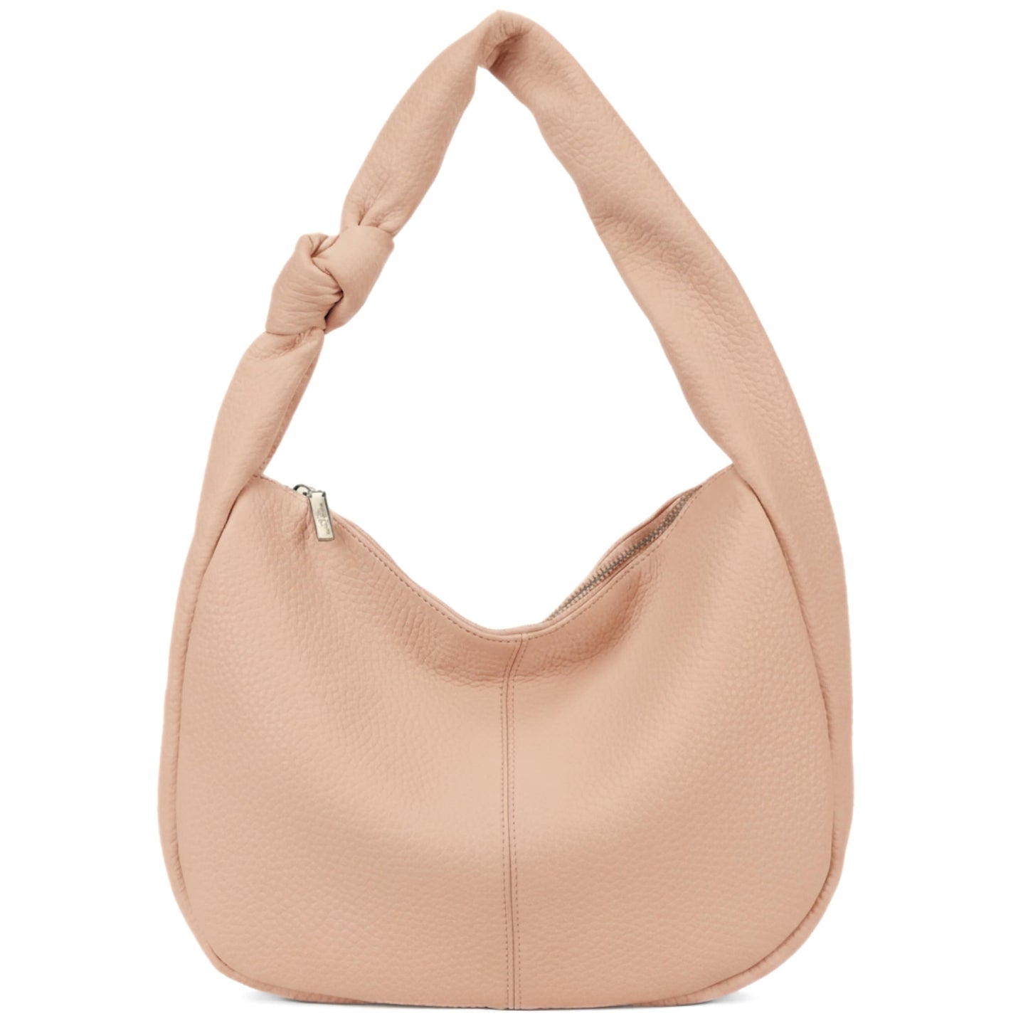 Lisa - Medium Vegan Leather Knot Handle Shoulder Tote Bag with Lightweight Design