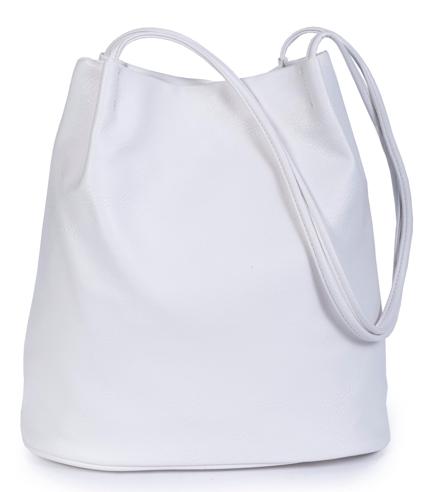 Delilah - Vegan Leather Medium Hobo Shoulder Bag with Pockets & Magnetic Closure