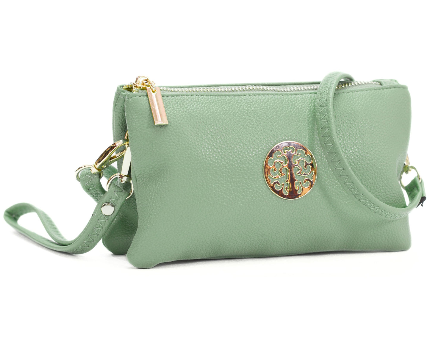 Ivy - Small Vegan Leather Mini Crossbody Phone Bag with Convertible Strap & Lightweight Design