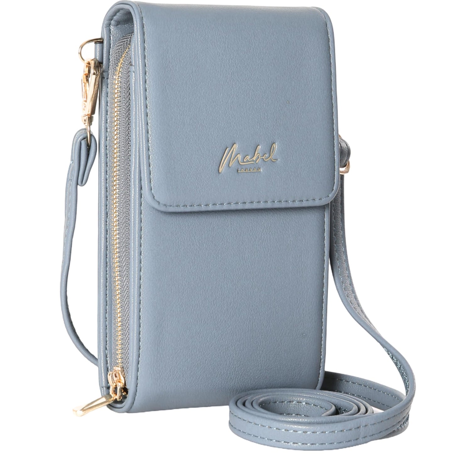 Becky - Vegan Leather RFID-Blocking Crossbody Phone Bag with Adjustable Strap