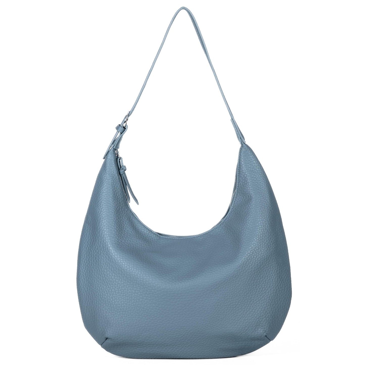 Stacy - Large Vegan Leather Slouch Shoulder Tote with Adjustable Strap & Organised Pockets