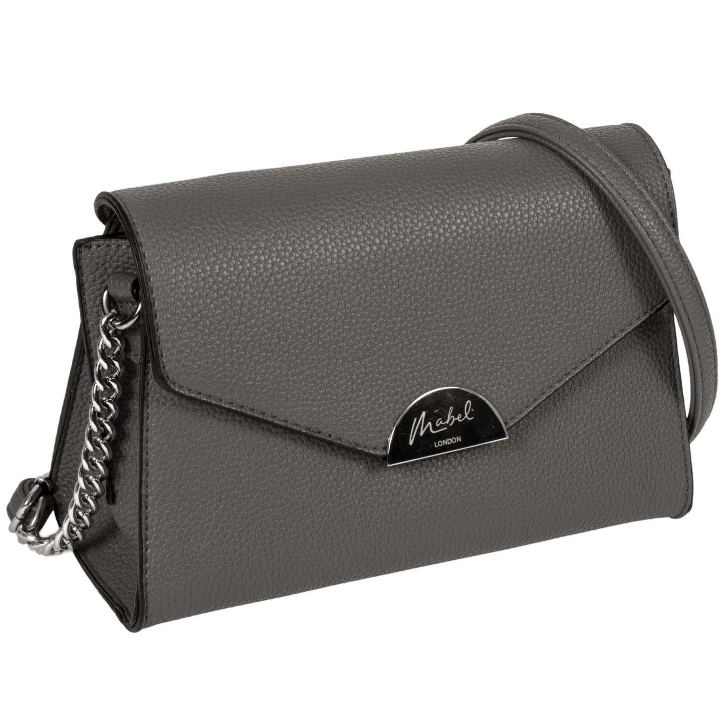 Jessica - Vegan Leather Crossbody Messenger Bag with Tassel Detail & Zip Closure