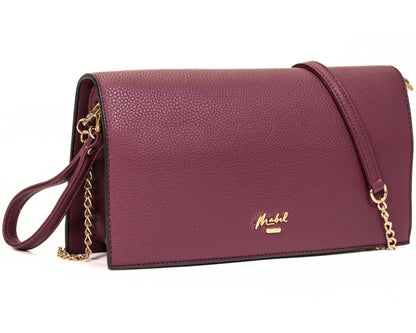 Eva - Vegan Leather Wristlet Clutch with Multiple Compartments & Detachable Strap