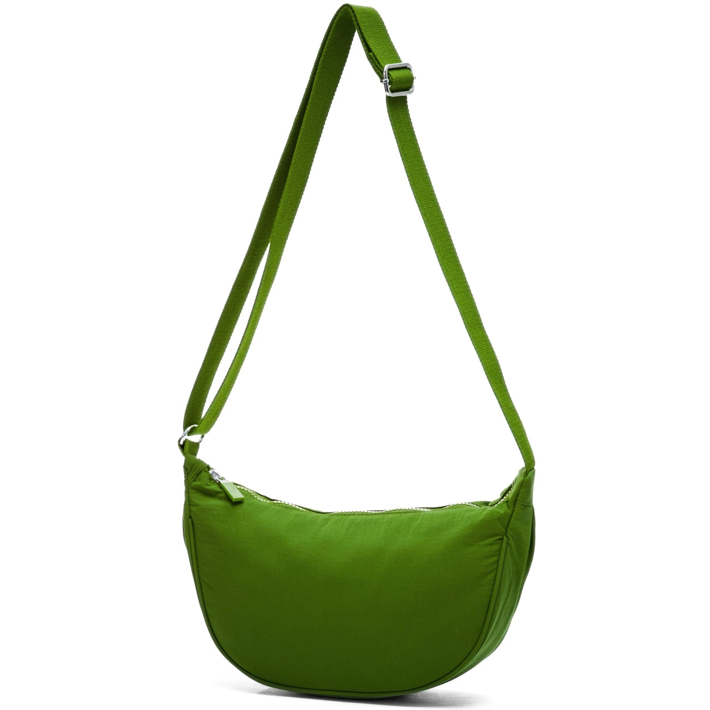 Sky - Small Crescent Moon Shoulder Crossbody Bag with Back Zip Pocket & Slip Pouches