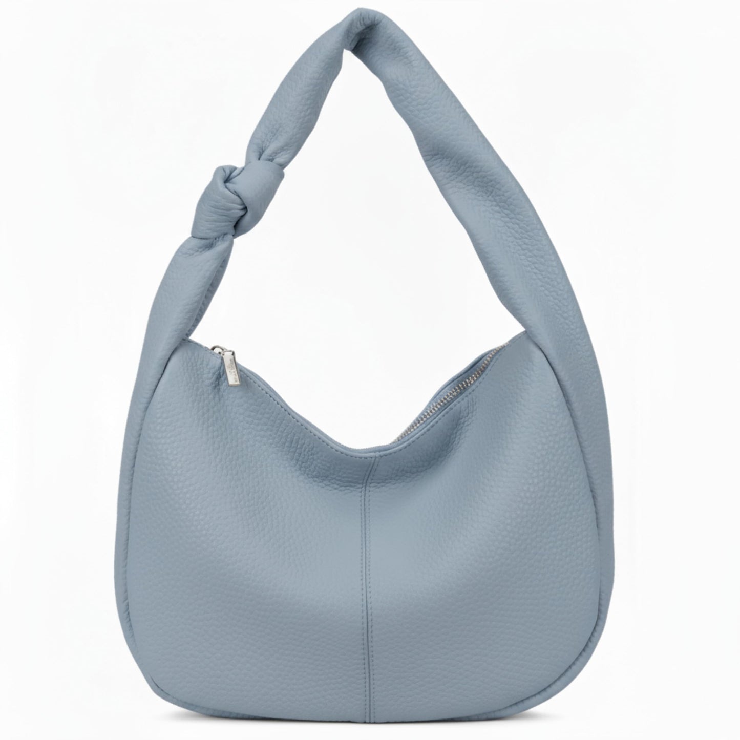 Lisa - Medium Vegan Leather Knot Handle Shoulder Tote Bag with Lightweight Design