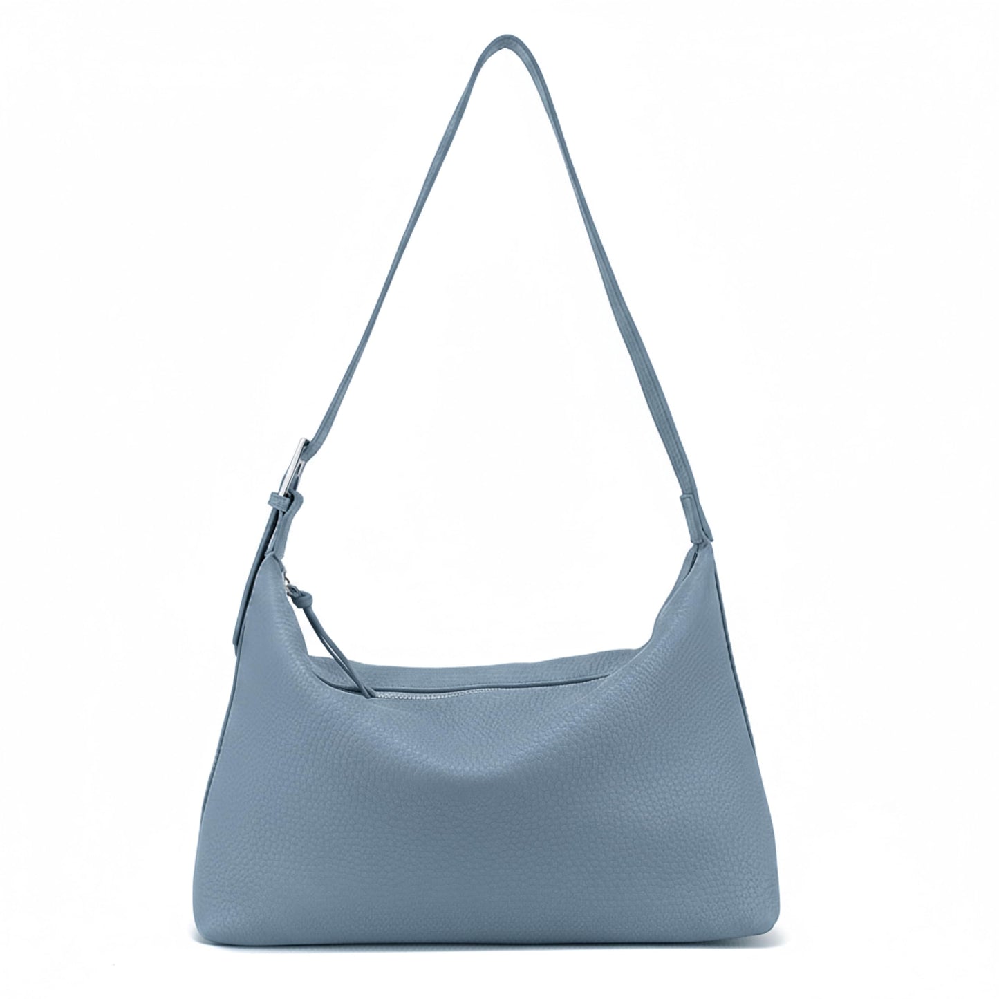 Julia - Large Vegan Leather Slouch Shoulder Tote with Adjustable Strap & Multiple Pockets