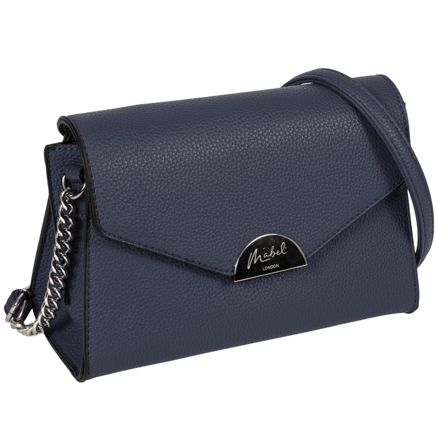 Jessica - Vegan Leather Crossbody Messenger Bag with Tassel Detail & Zip Closure