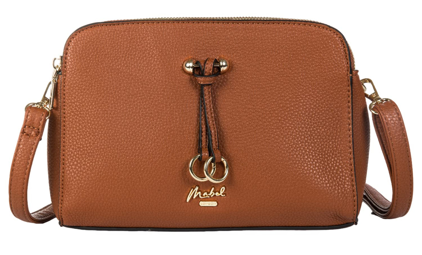 Naomi - Vegan Leather Small Satchel Crossbody Bag with Top Handle & Strap