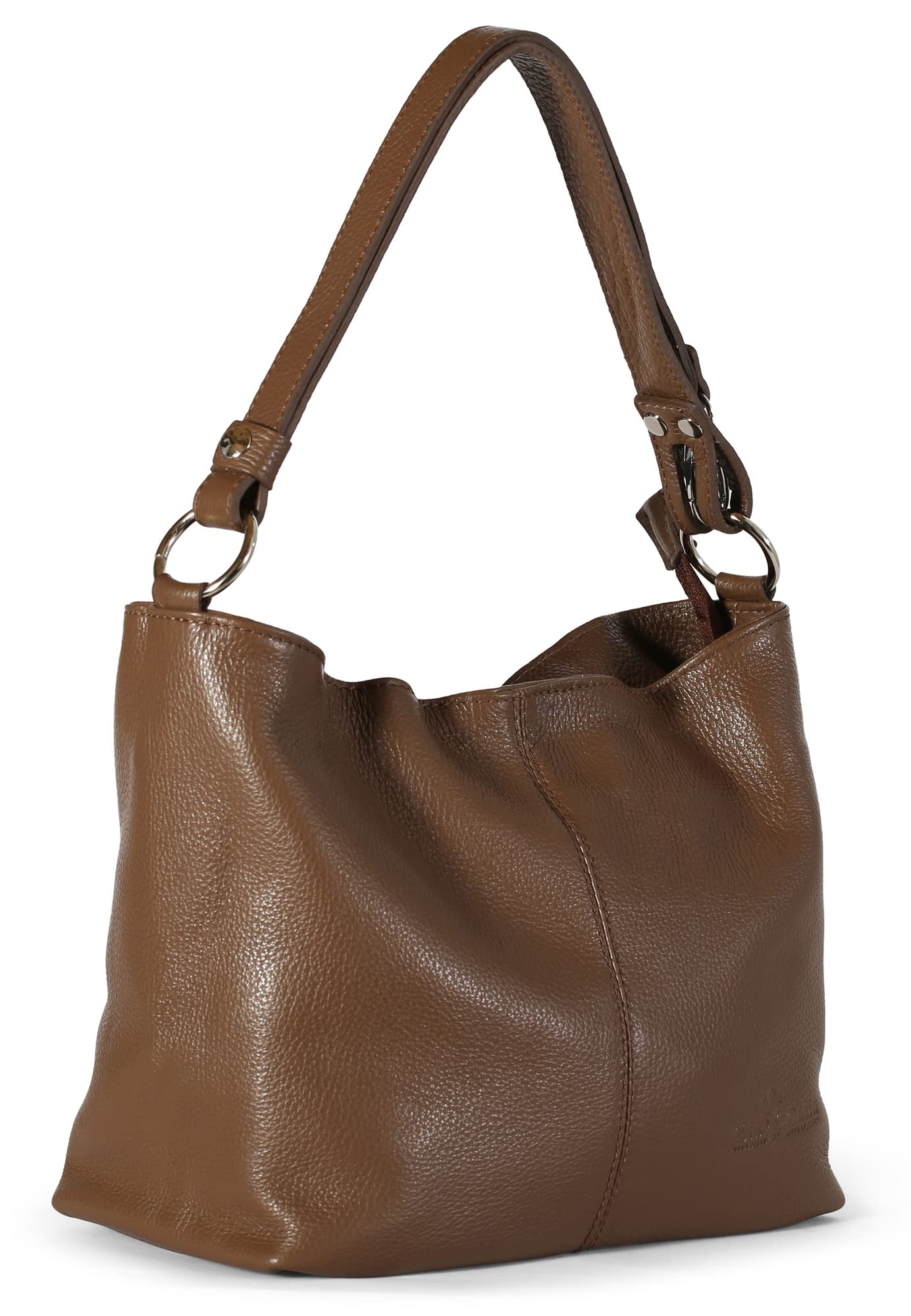Emmy - Genuine Italian Leather Medium Shoulder Tote Handmade in Florence Tuscany