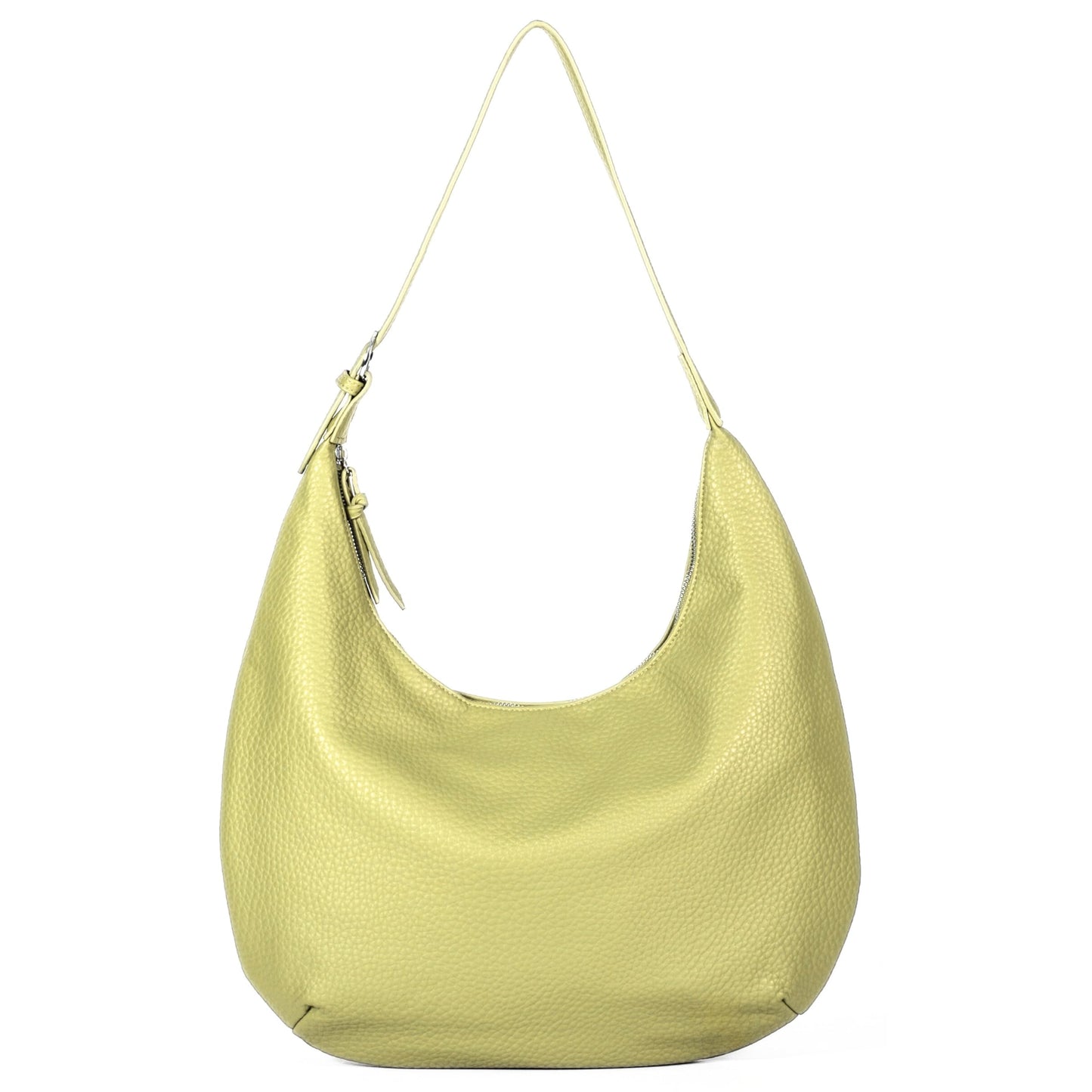 Stacy - Large Vegan Leather Slouch Shoulder Tote with Adjustable Strap & Organised Pockets