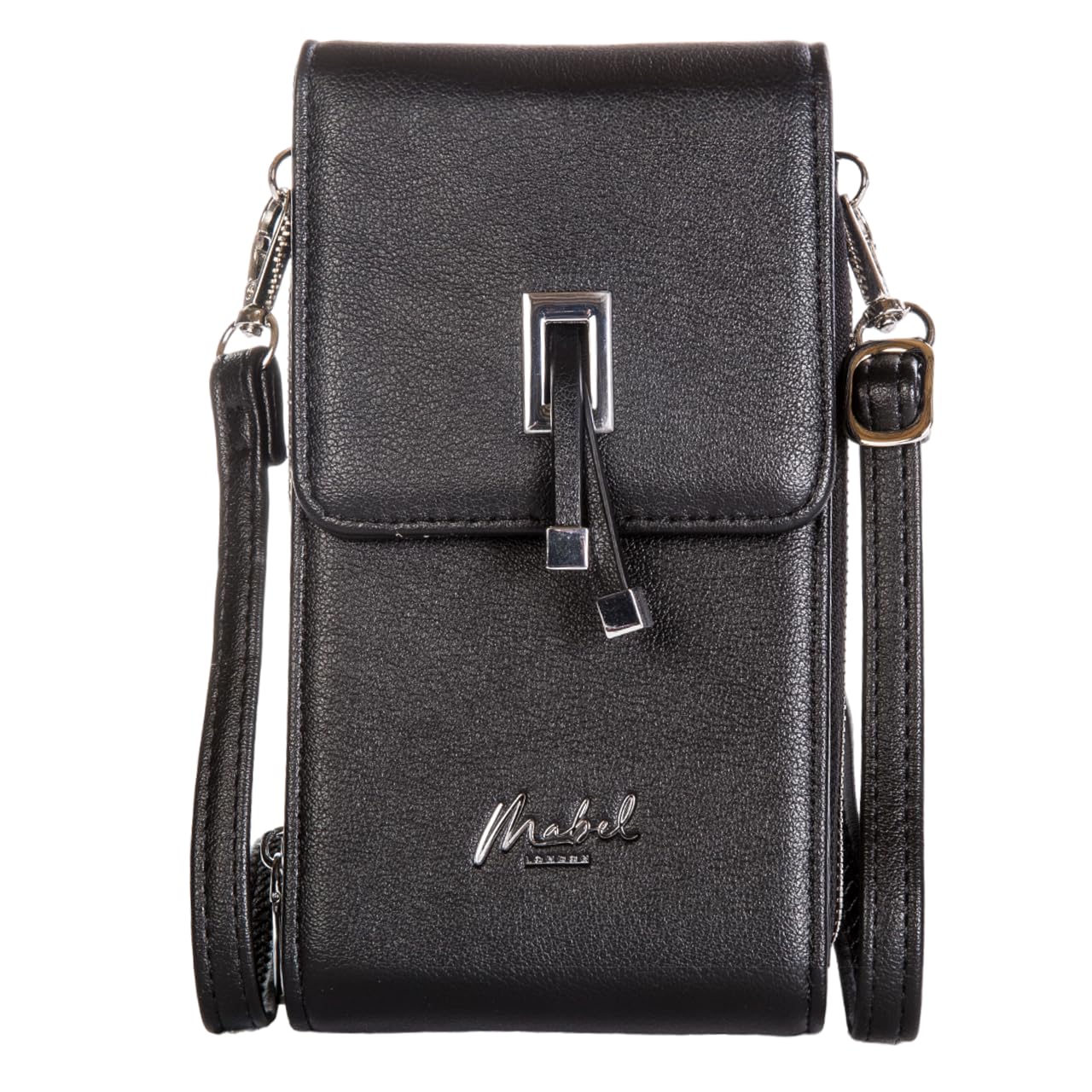 Daniella - Vegan Leather Small Crossbody Phone Bag with Strap & Card Slots