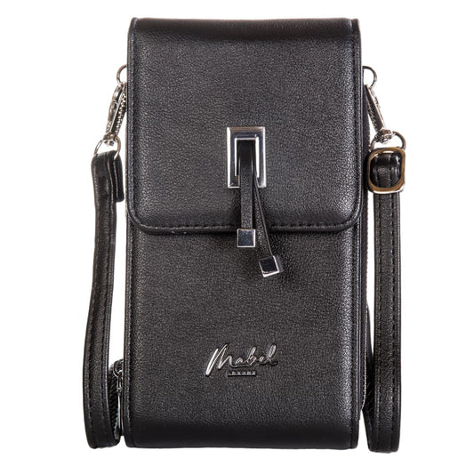 Daniella - Vegan Leather Small Crossbody Phone Bag with Strap & Card Slots