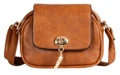 Cali - Medium Vegan Leather Shoulder Tote Bag with Magnetic Closure & Casual Style