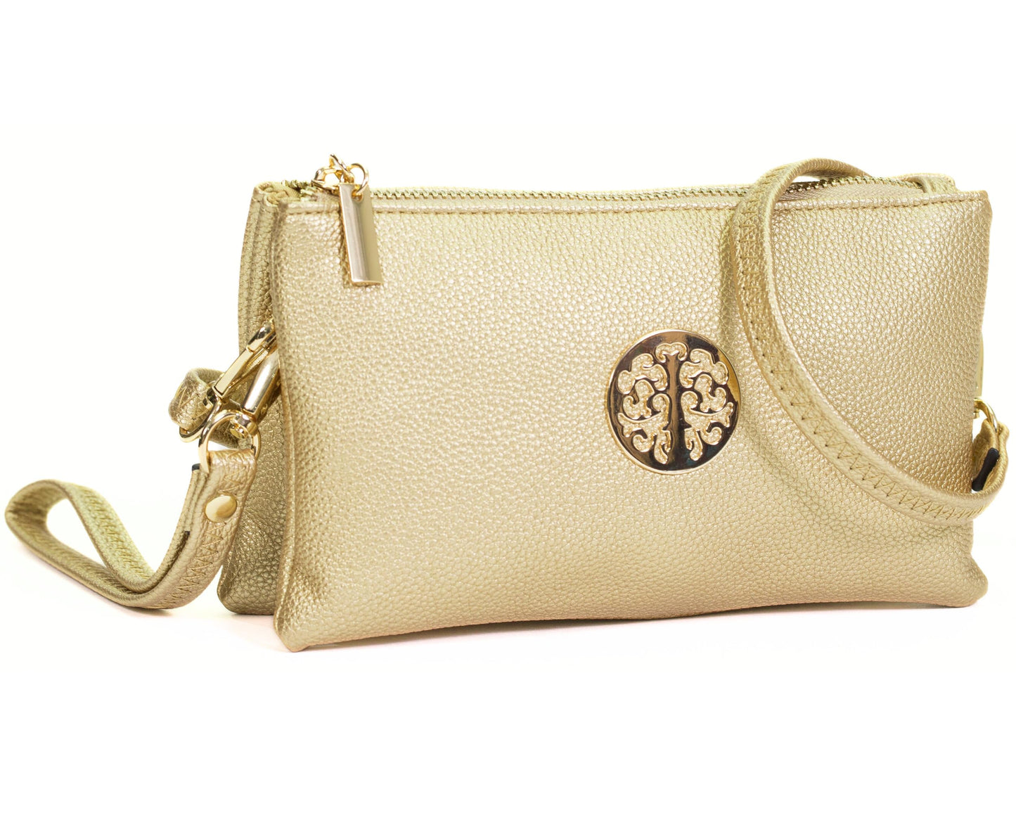 Ivy - Small Vegan Leather Mini Crossbody Phone Bag with Convertible Strap & Lightweight Design