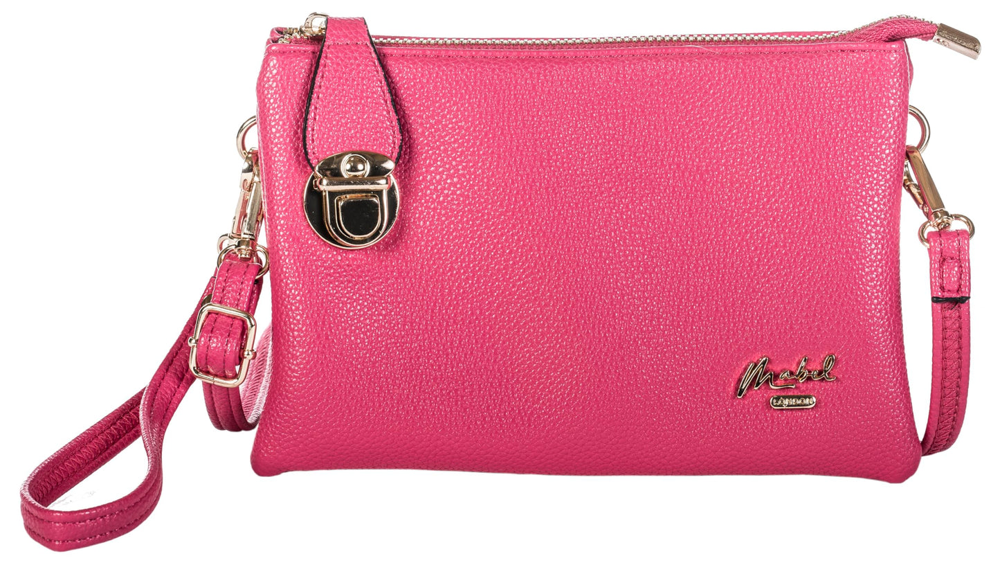 Renee - Vegan Leather Clutch Bag with Detachable Strap & Smart Interior