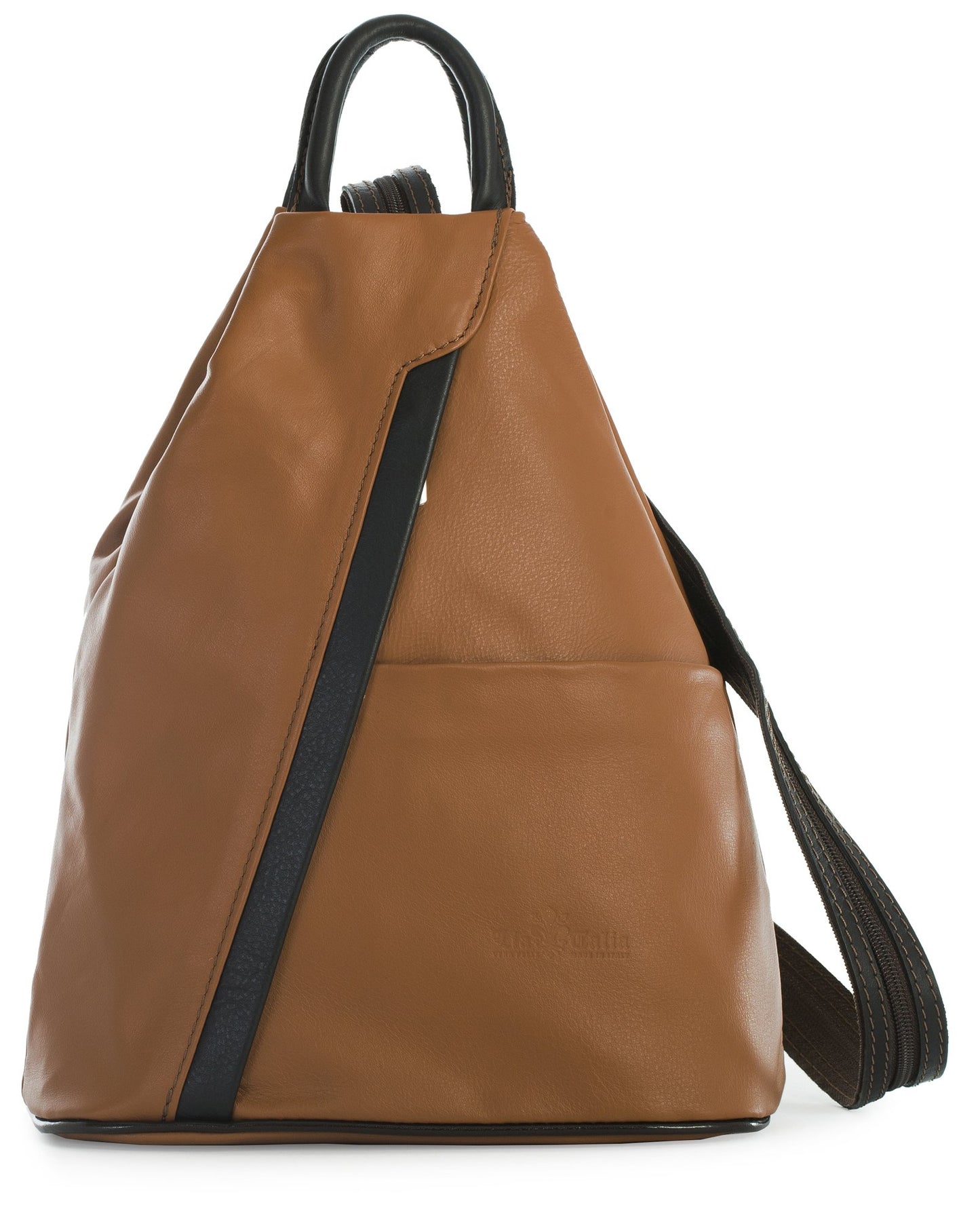 Alex - Genuine Italian Leather Convertible Backpack & Shoulder Tote Handmade in Florence