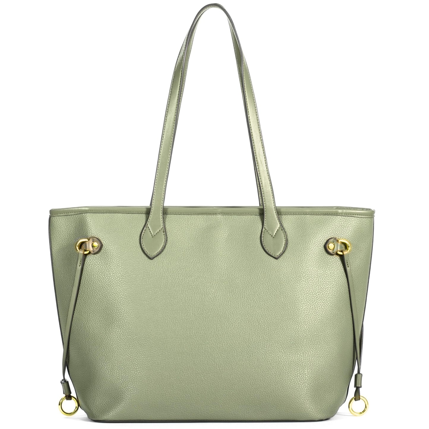 Jenna - Large Vegan Leather Tote Shoulder Bag with Spacious Interior & Classic Style