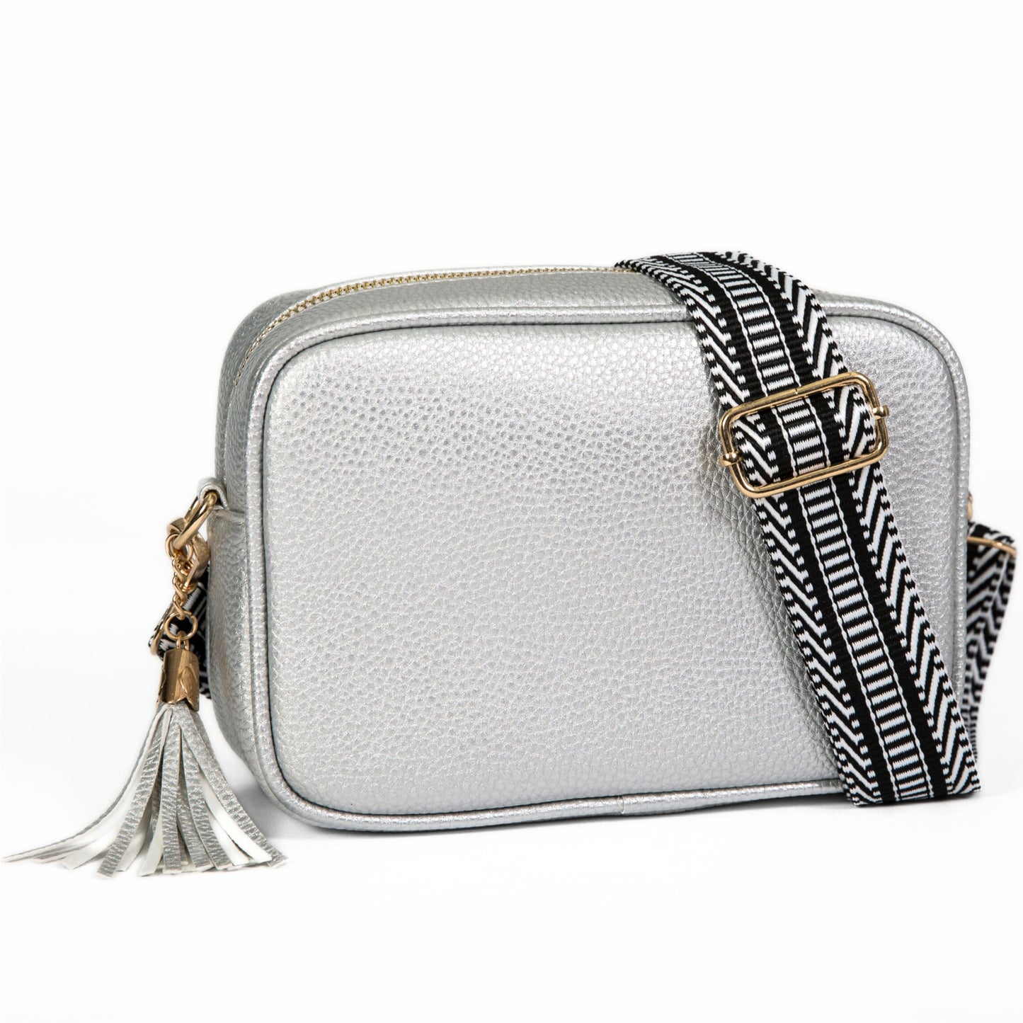 Lo - Small Vegan Leather Crossbody Shoulder Bag with Zip Closure & Compact Design